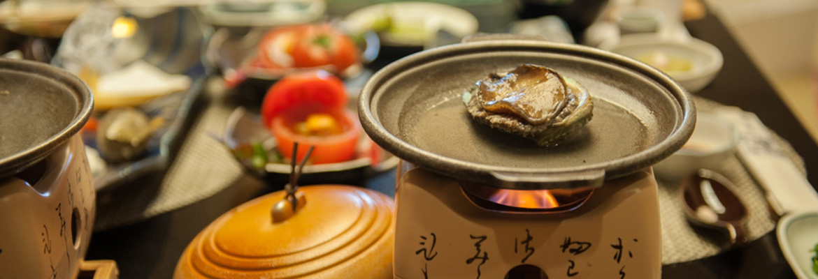 新鮮な伊豆の海の幸満載の料理