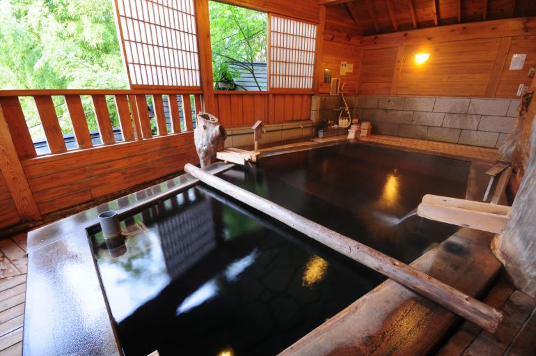 Private bath Tachiyu (standing bath)
