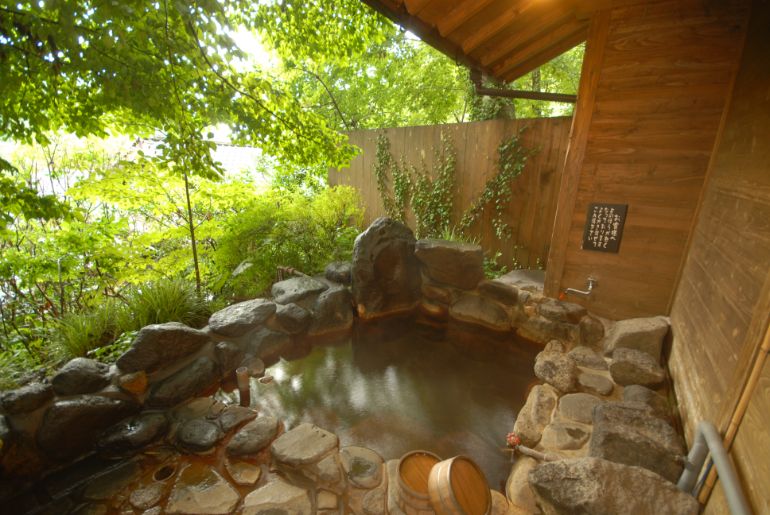 Private bath Ichi-no-yu for the guests only