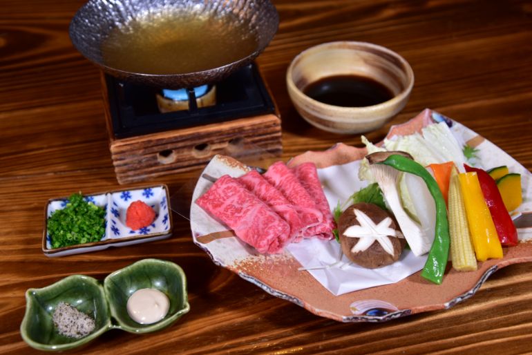 Daimono main dish Kumamoto wa-o shabu shabu