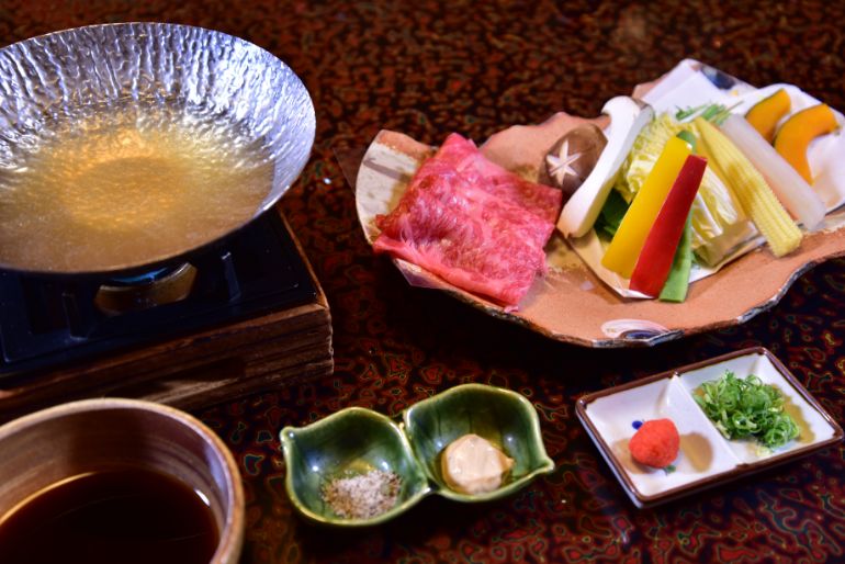 Daimono main dish Kumamoto Wa-o shabu shabu