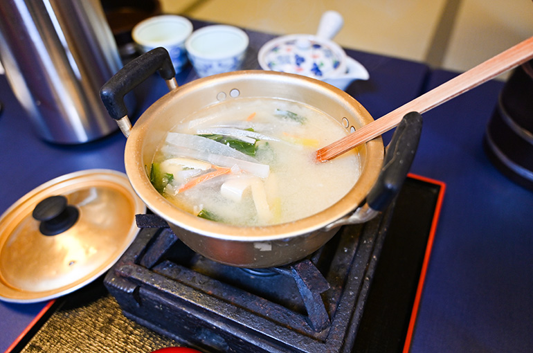 朝食（12月の一例）